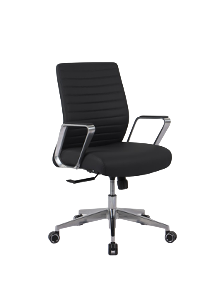 ETHAN PU Leather Mid Back Executive Chair