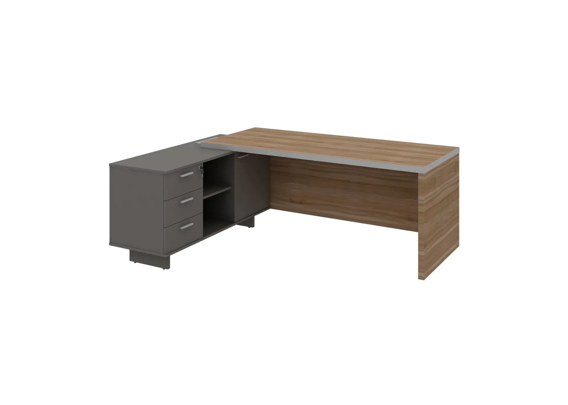 Avitar L-shaped Manager Table with Side return – DAMONS