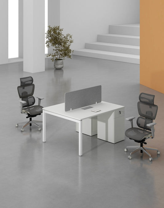 Base Series - Double Side WS (2pax) with Pedestal (1D+1F)