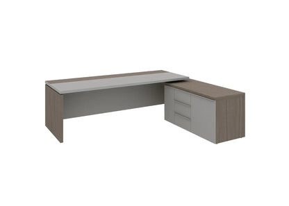 Bofei L-shaped Executive Table with Storage