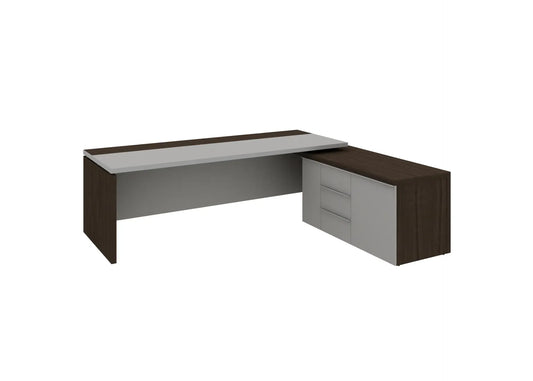 Bofei L-shaped Executive Table with Storage