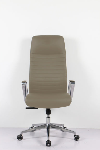 ETHAN PU Leather High Back Chair