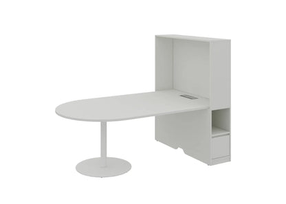Feta half round meeting table